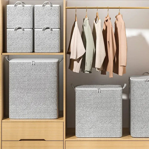 Bolsa organizadora grande para hogar – material no tejido para ropa y juguetes