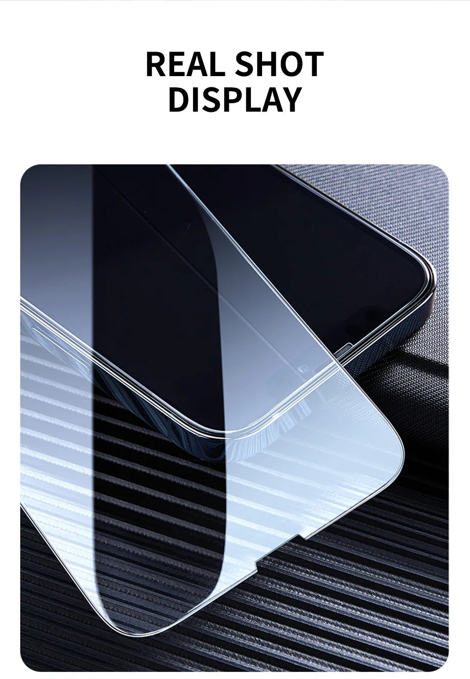 Set 3 protectores de vidrio templado – para iPhone 7 a 17 Pro Max