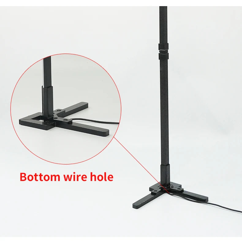 Lámpara de pie Tuya RGB – 160cm, control remoto y ambiente moderno