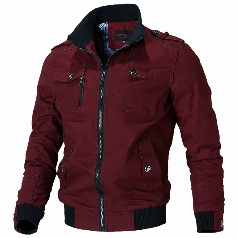 Campera bomber hombre – cortaviento casual