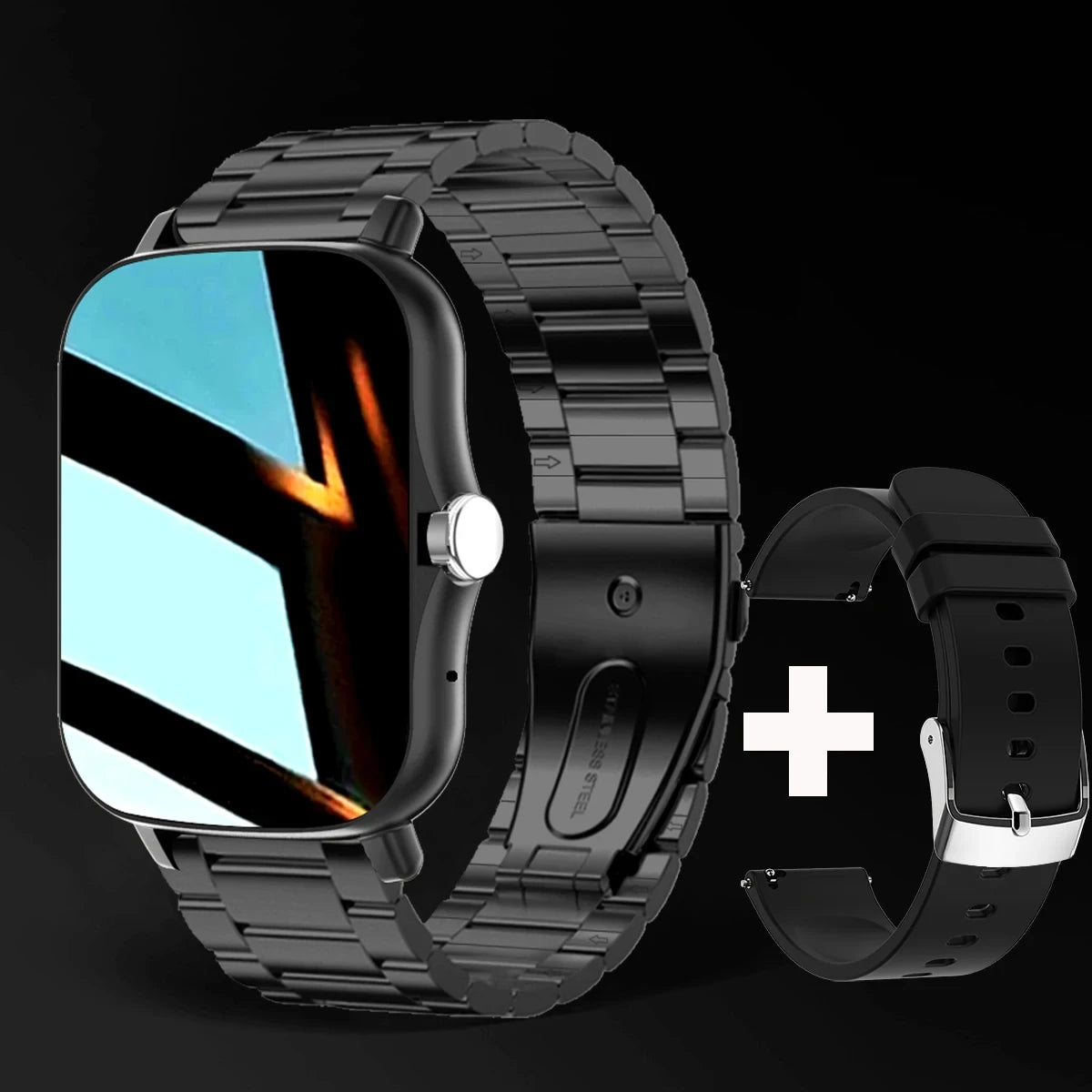 Smartwatch Android/iOS – pantalla HD 1.83", llamadas, alertas y modo deportivo