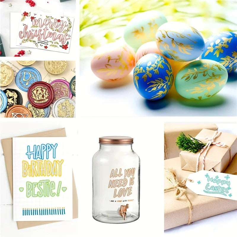 Set de marcadores contorno doble línea – 8 a 48 colores metálicos y fluorescentes