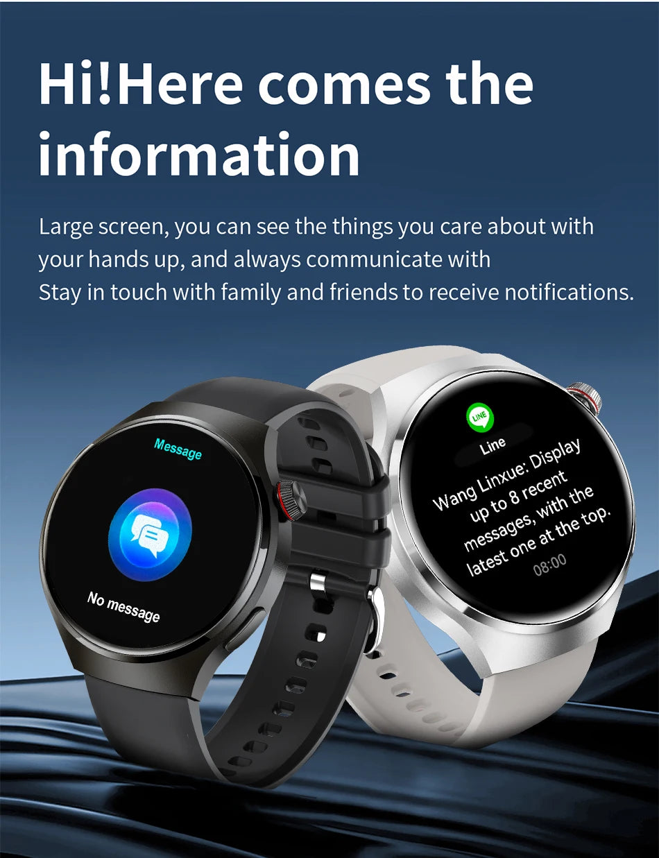Smartwatch LIGE nuevo – pantalla HD 360*360, monitor de salud y llamadas Bluetooth