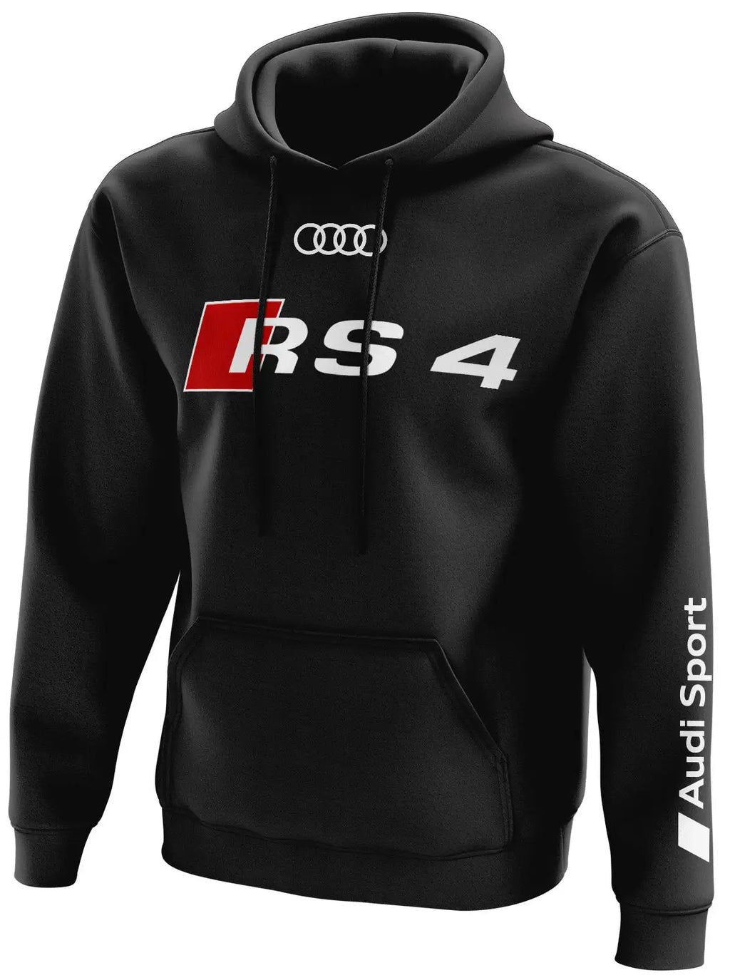 Hoodie Audi RS4 – cómodo y moderno para hombres y amantes de autos