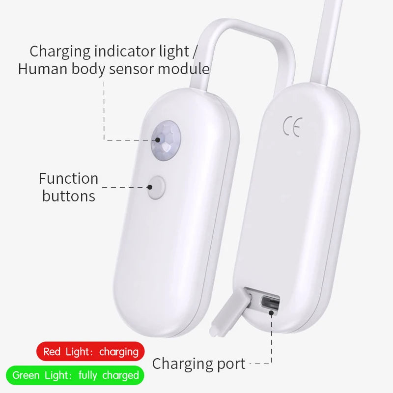 Luz Inteligente para Inodoro con Sensor de Movimiento - Recargable USB - LED RGB - Luz Nocturna para Baño