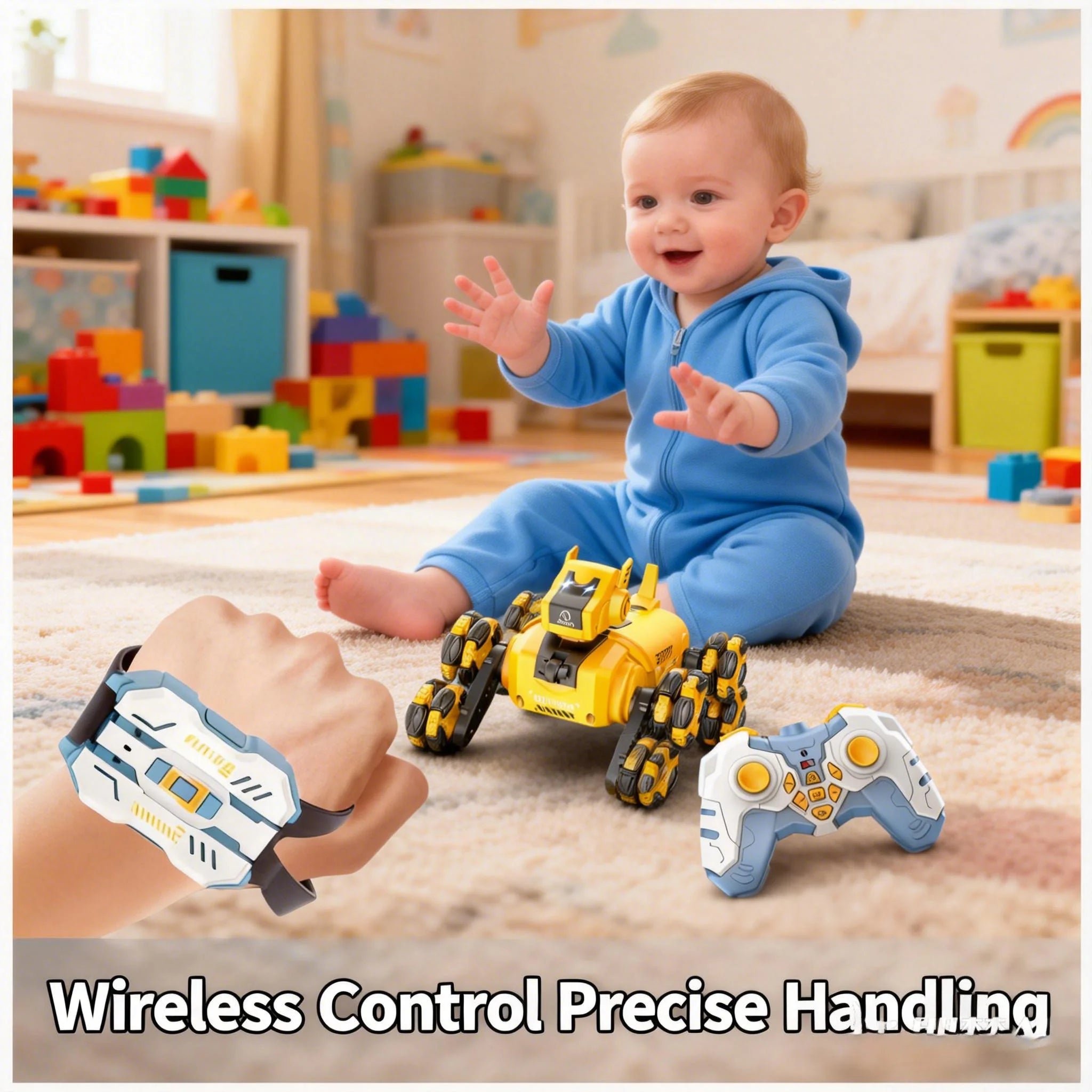 F03 - Robot Inteligente con IA y Control Remoto - Camina, Canta, Baila - Movimientos Humanoides