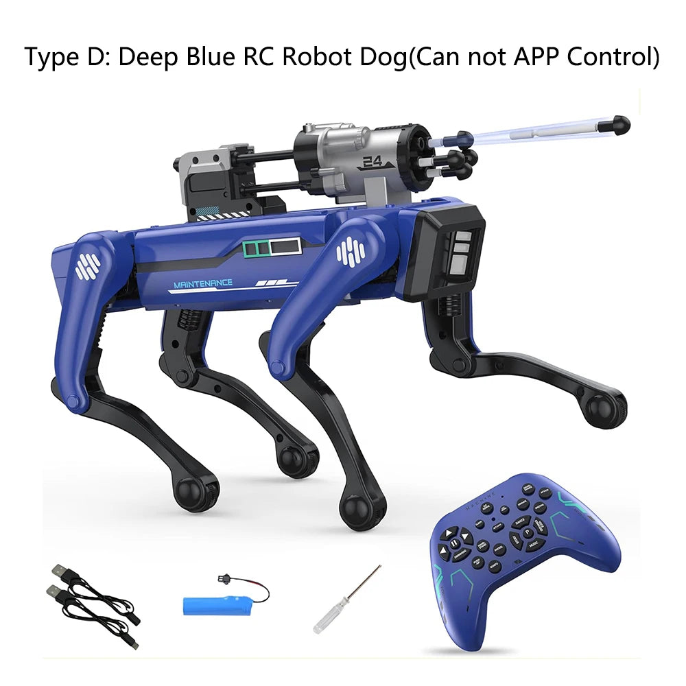 Perro Robot Acrobático con IA - Control por Voz y APP - Programable e Interactivo - Simulación Inteligente