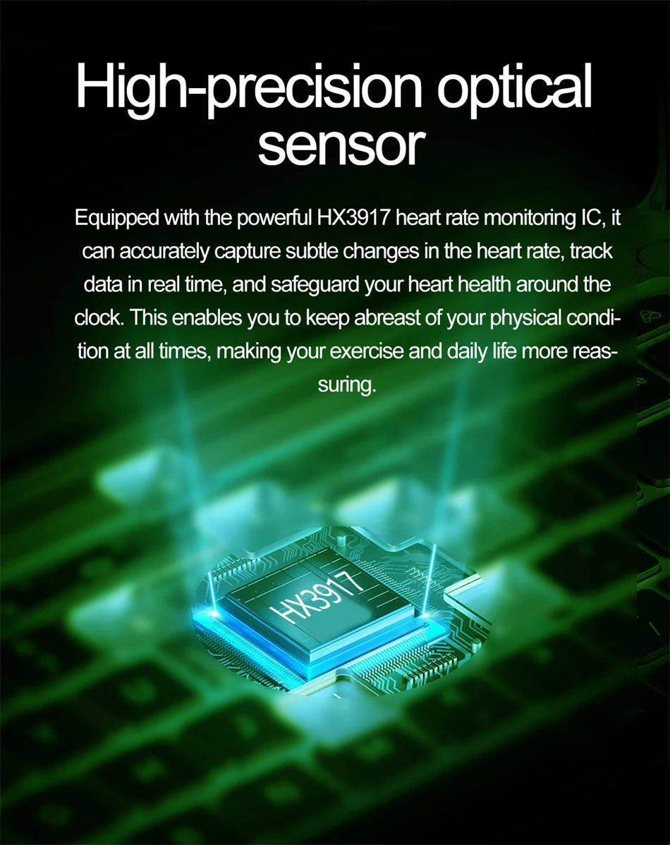 Smartwatch LIGE mujer – pantalla HD 2.01", monitor de salud y resistente al agua