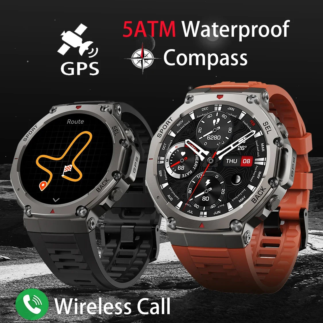 Smartwatch T-Rex 3 GPS – pantalla AMOLED, resistente 5ATM y monitor fitness