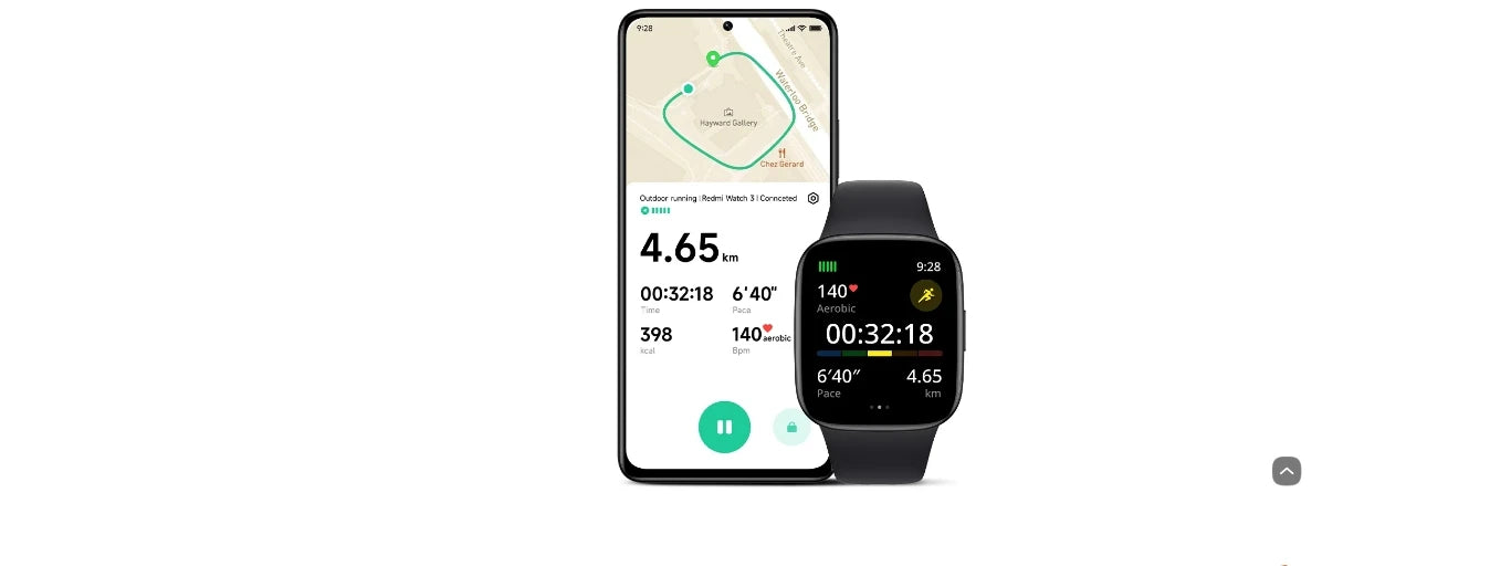 Xiaomi Redmi Watch 3 – versión global original con pantalla AMOLED y Bluetooth 5.2