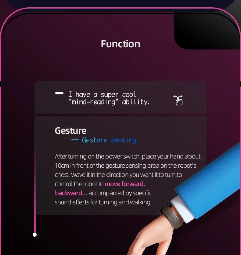 Robot Inteligente R40 - IA con Control Remoto - Baile y Acciones Smart para Niños