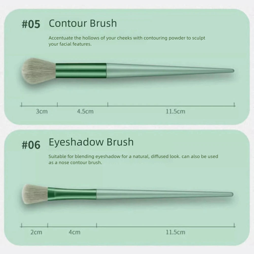 Set profesional de 13 pinceles de maquillaje – ultra suaves y portátiles con estuche