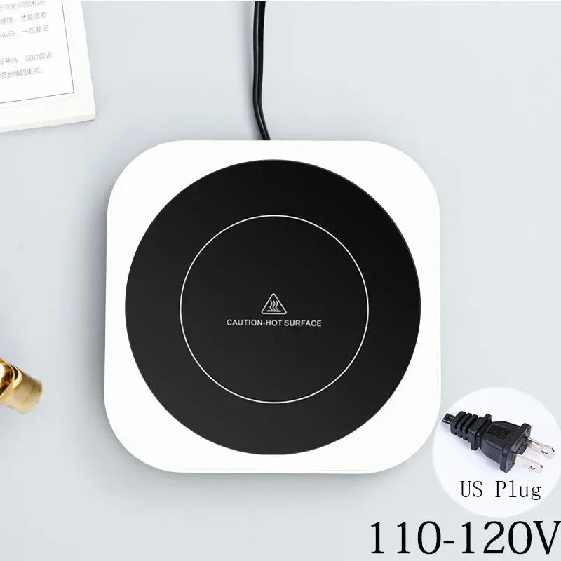 Calentador de Tazas Nuevo - Para Leche, Té, Tetera - Placa Caliente Eléctrica - Alta Temperatura 80°C - Para Hogar, Oficina y Escritorio