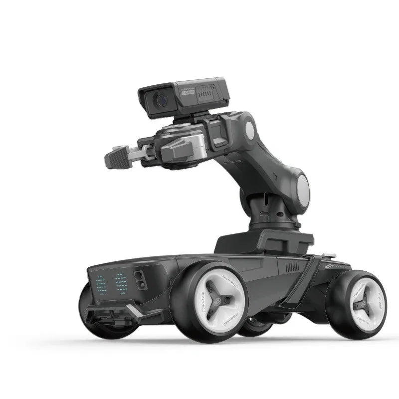 Auto Robot Storm X5 Inteligente RC - Reconocimiento Infrarrojo - Modos Programables - Blanco/Negro - Regalo Educativo para Niños