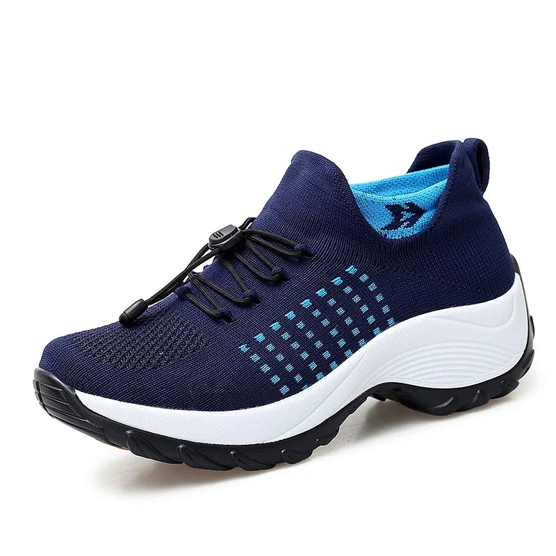 Zapatillas outdoor mujer – jogging, plataforma ligera y antideslizantes