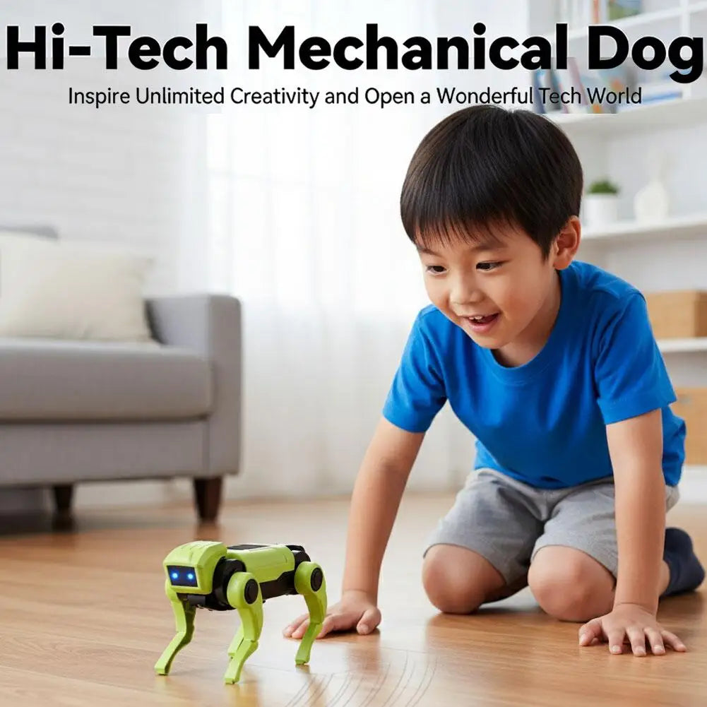 Perro Robot Smart - Juguete Regalo - Perro Mecánico con Control Remoto - Multifunción Eléctrico - Robot Inteligente Educativo Biónico