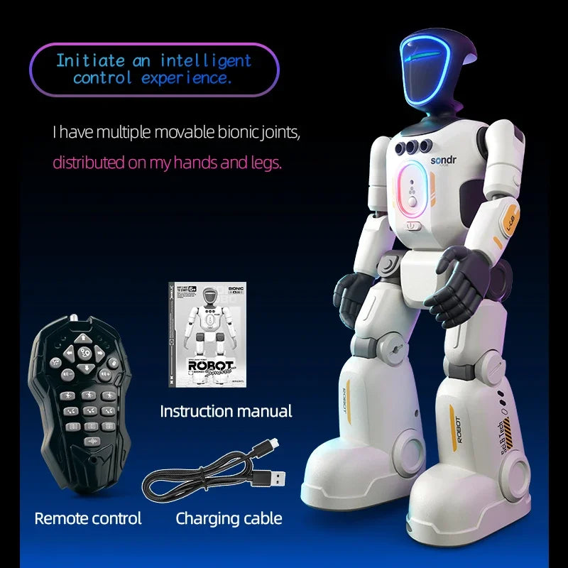 Robot Inteligente R40 - IA con Control Remoto - Baile y Acciones Smart para Niños