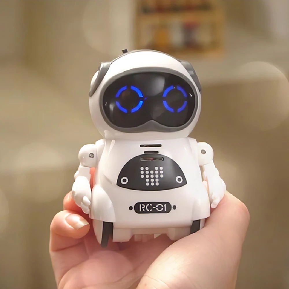 Mini Robot Inteligente - Habla, Canta y Baila - Reconocimiento de Voz y Grabación - Cuenta Cuentos Interactivo