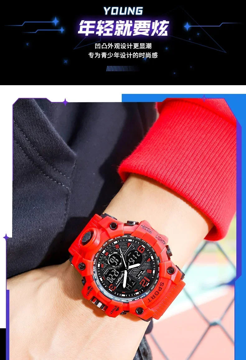 Reloj Deportivo Digital LED para Hombre