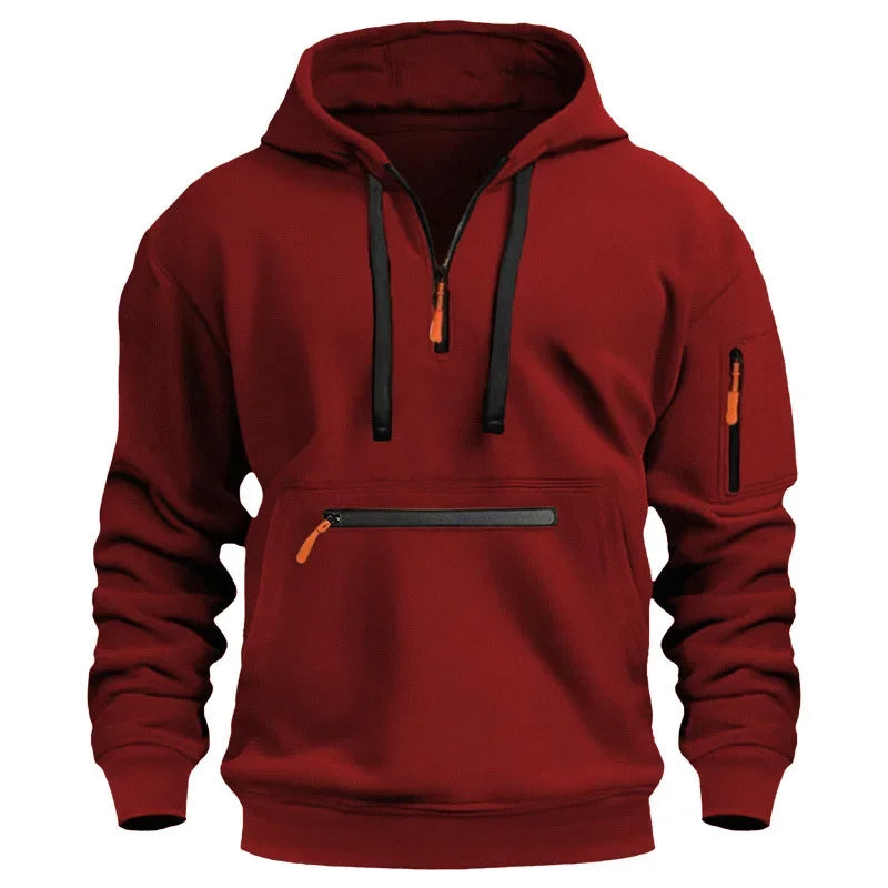 Hoodie invierno – buzo oversize con capucha y múltiples bolsillos