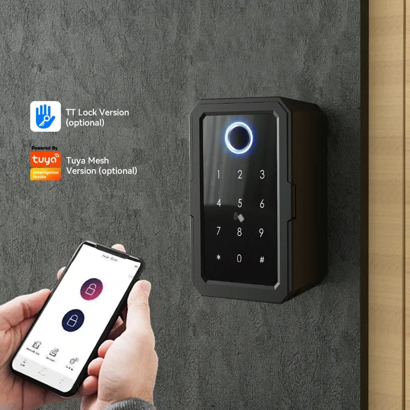 Caja de seguridad inteligente YRHAND TTlock – contraseña, huella digital y WiFi