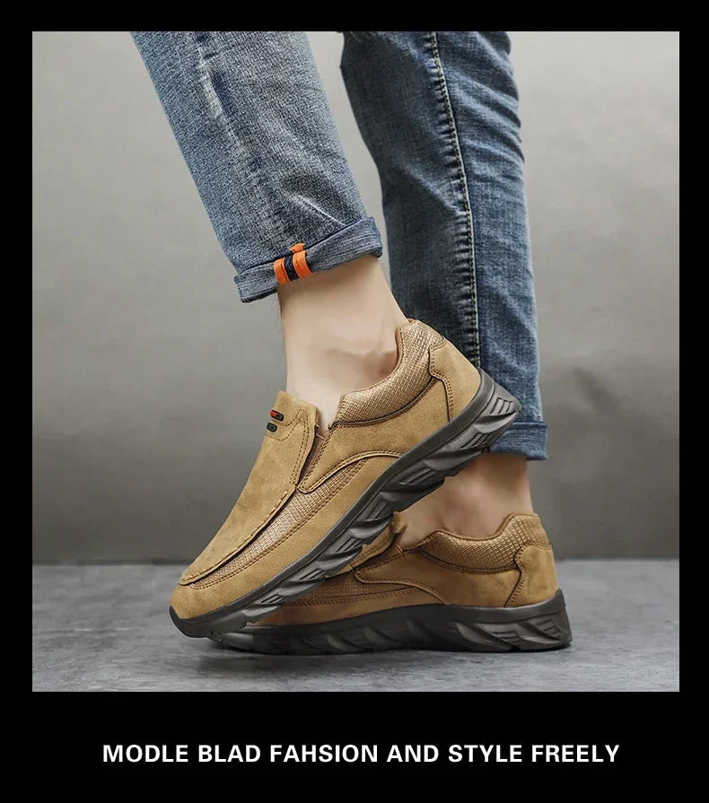 Mocasines casuales hombre – sneakers retro hechos a mano y cómodos