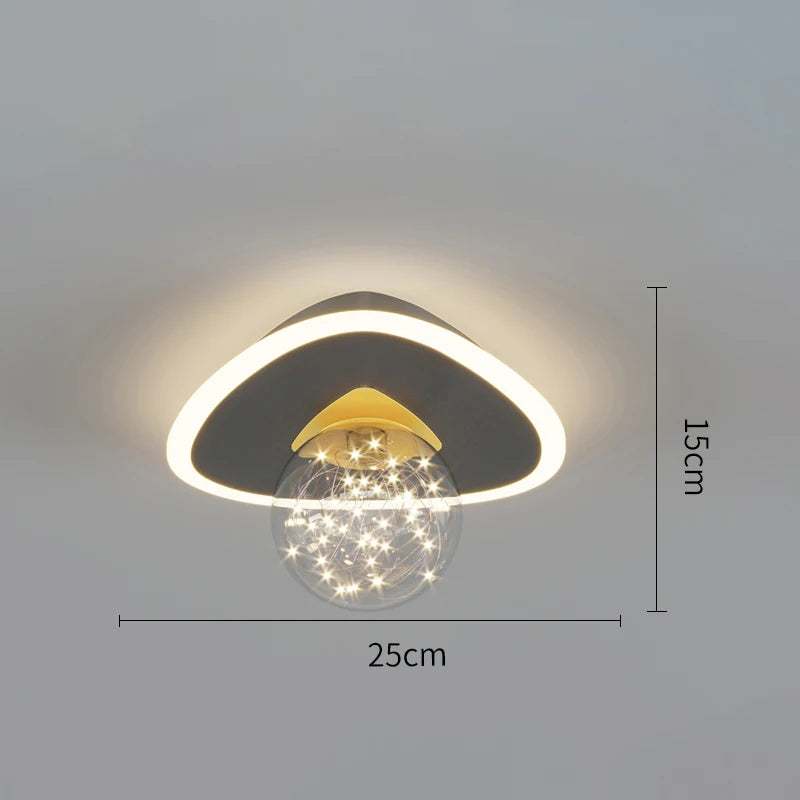 Lámpara de techo LED moderna – iluminación interior para living, comedor y dormitorio