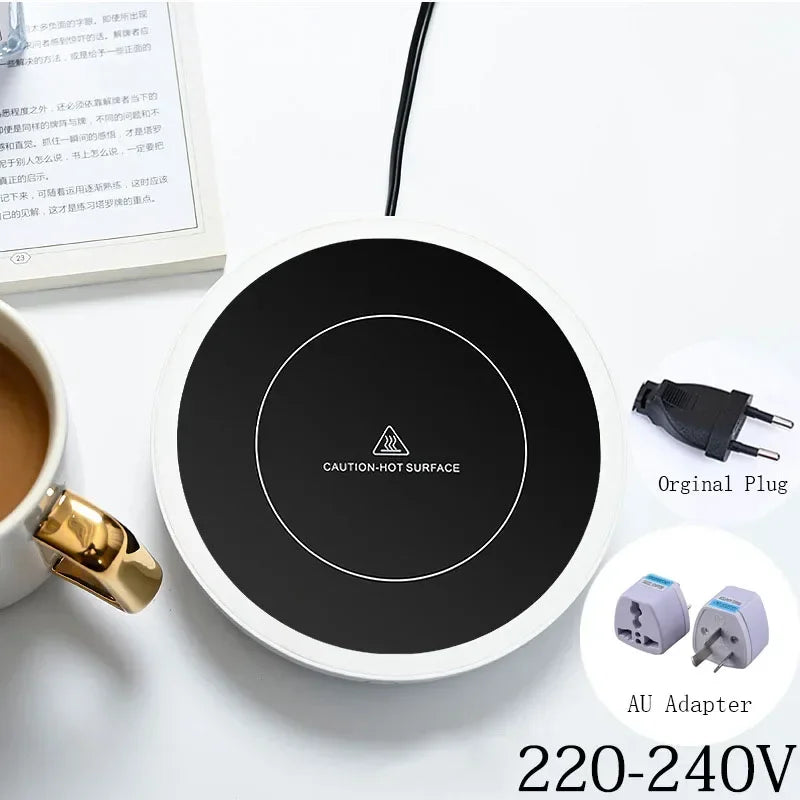 Calentador de Tazas Nuevo - Para Leche, Té, Tetera - Placa Caliente Eléctrica - Alta Temperatura 80°C - Para Hogar, Oficina y Escritorio