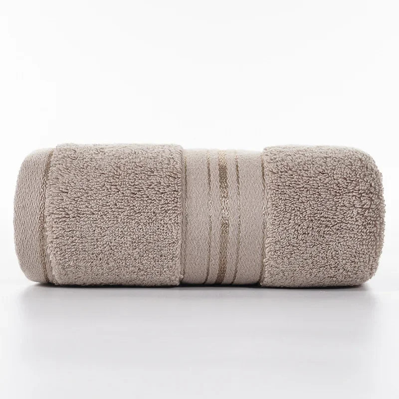 Toalla facial absorbente 100% algodón – azul gris sólido