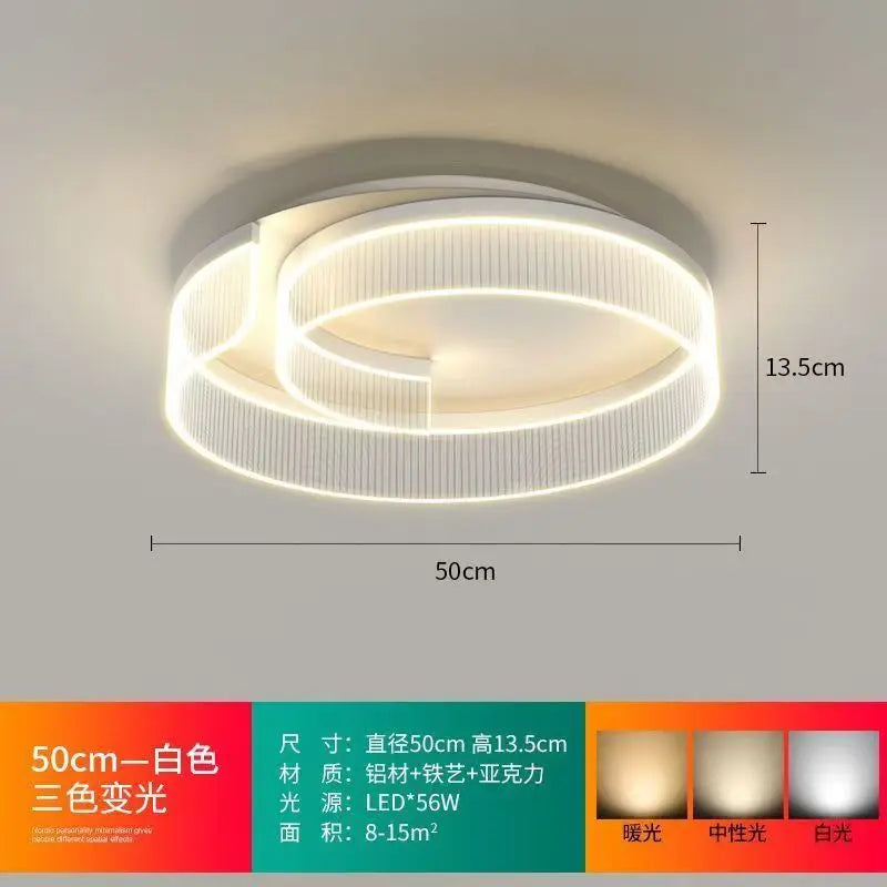 Lámpara de techo italiana – lujo moderno y creativo para dormitorio principal