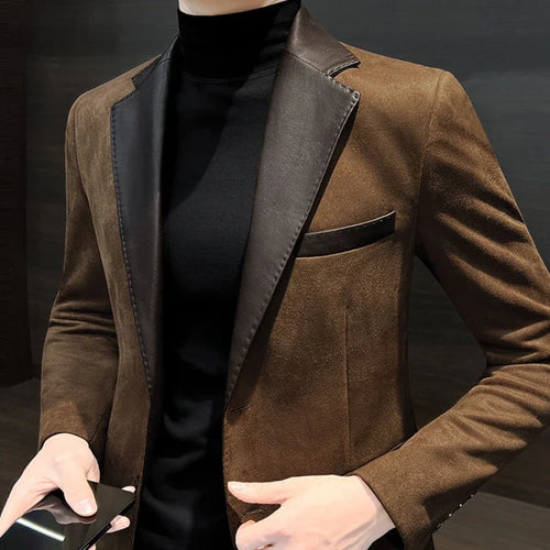Blazer hombre casual primavera - botonadura simple y estilo moderno