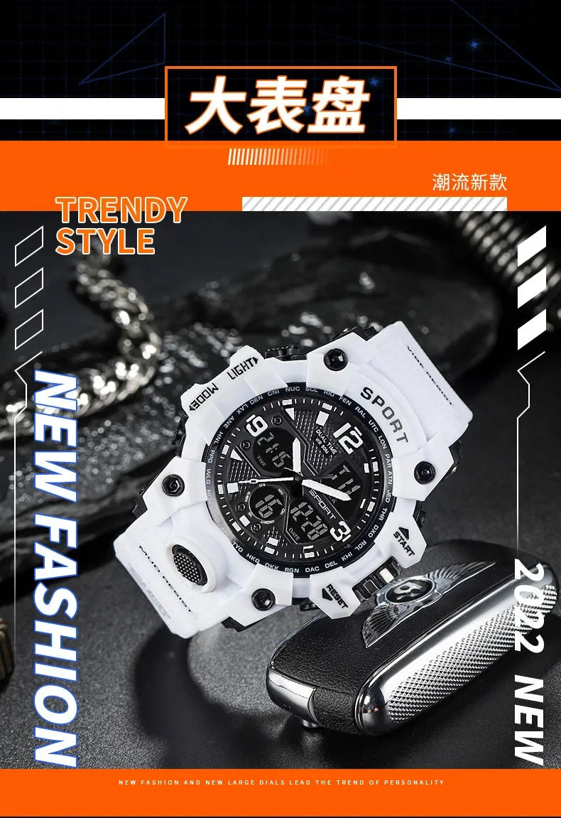 Reloj Deportivo Digital LED para Hombre