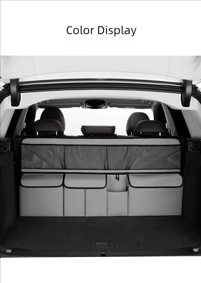 Bolsa Organizadora para Baúl de Auto y Respaldo de Asiento – Multiuso para SUV