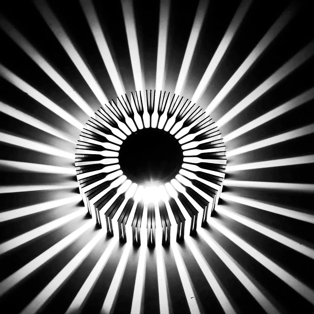 Lámpara LED de pared y techo 3W – colores vibrantes para living y exteriores