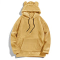Hoodie unisex con orejas de oso