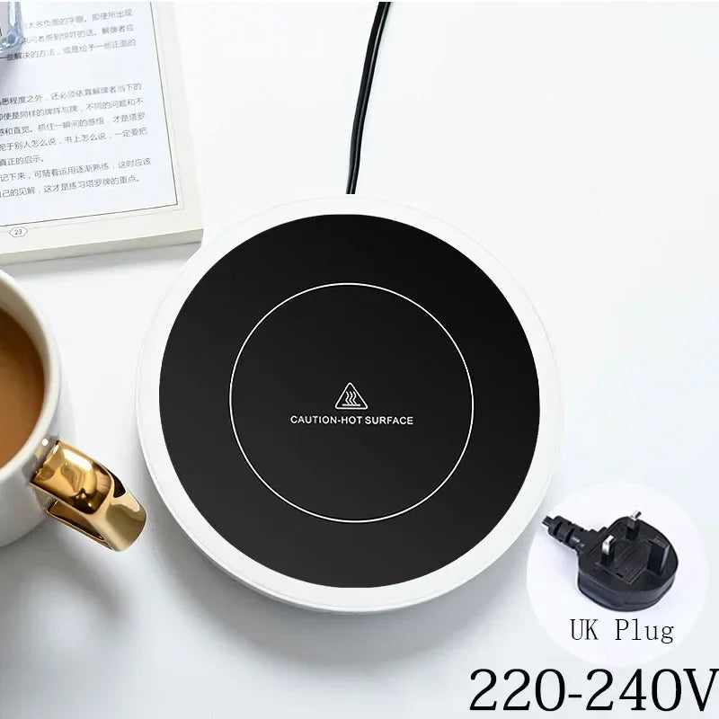Calentador de Tazas Nuevo - Para Leche, Té, Tetera - Placa Caliente Eléctrica - Alta Temperatura 80°C - Para Hogar, Oficina y Escritorio