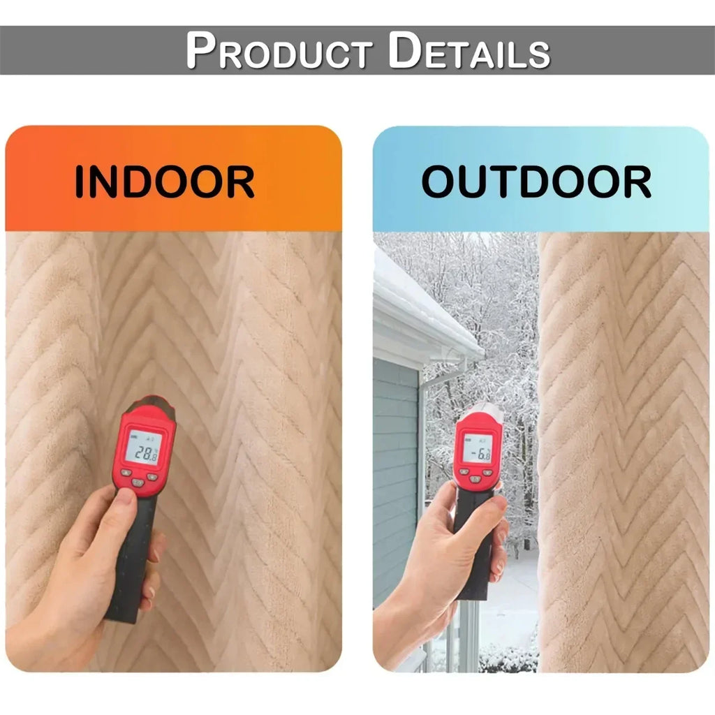 Cortina blackout para living – cortaviento y cálida para invierno