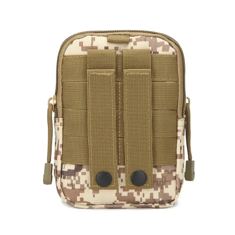 Riñonera táctica camuflada – bolsa multifuncional para pierna y cintura