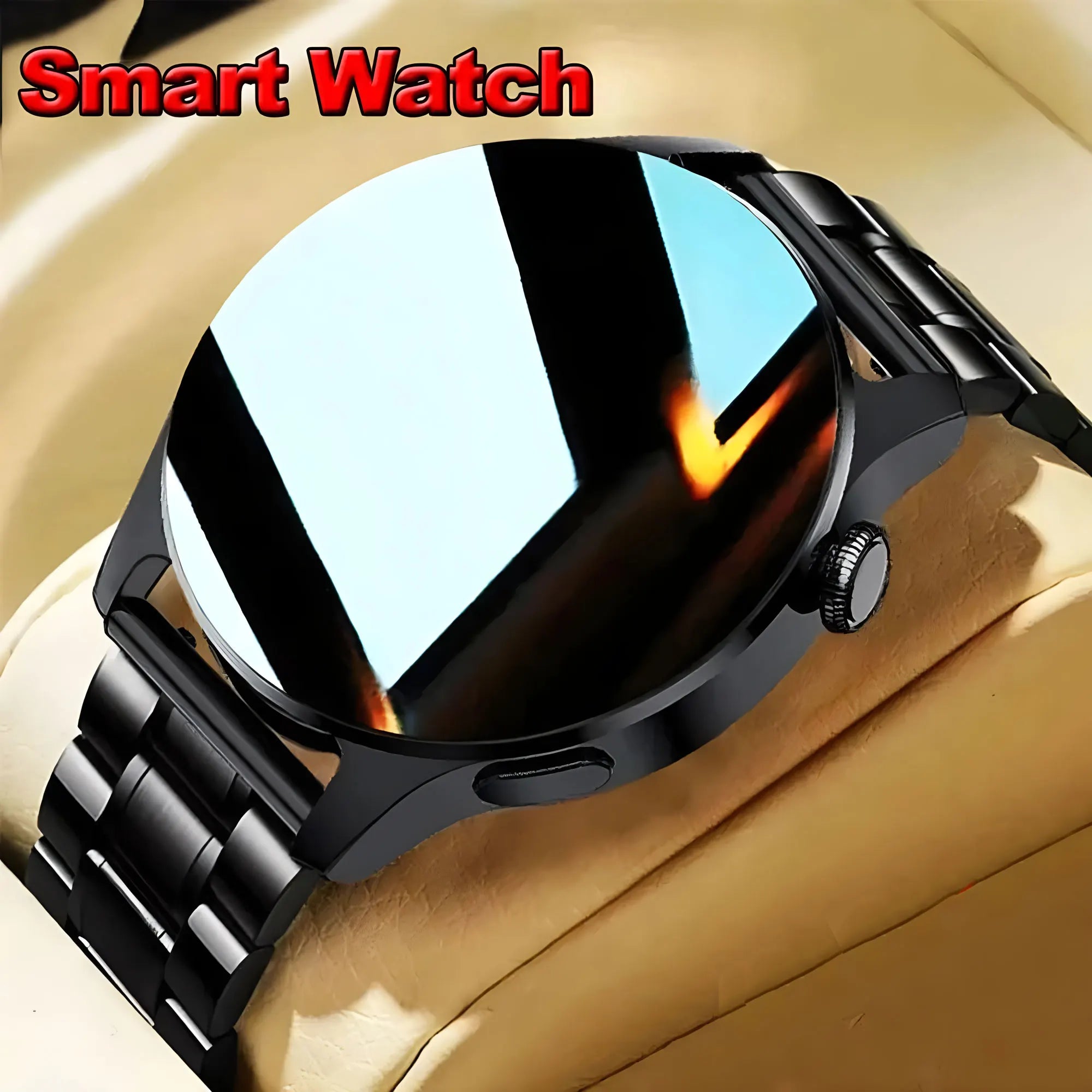 Smartwatch Pro – pantalla AMOLED HD, monitor de ritmo cardíaco y llamadas Bluetooth
