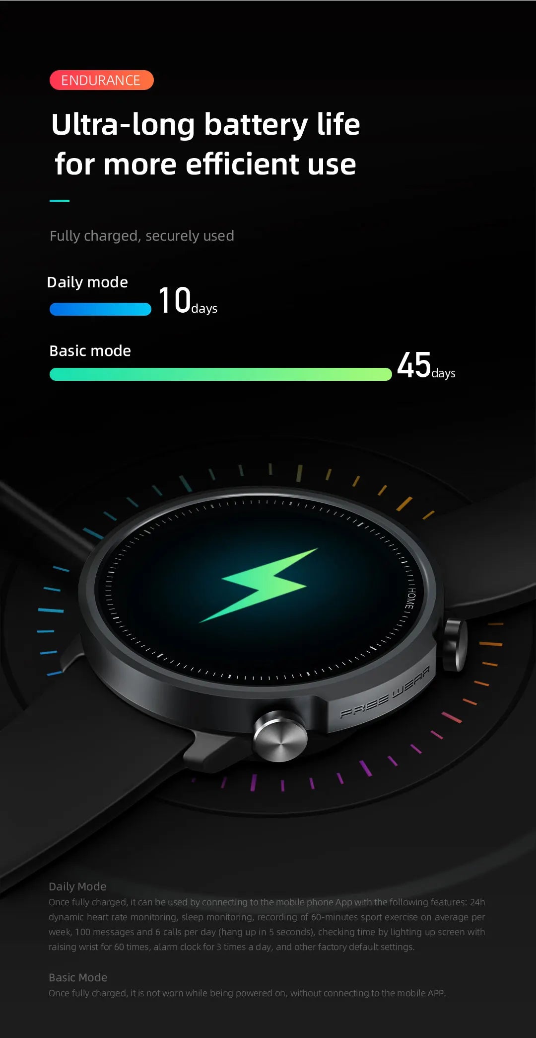 Smartwatch deportivo Mibro A1 – Bluetooth, resistente al agua y monitor de actividad