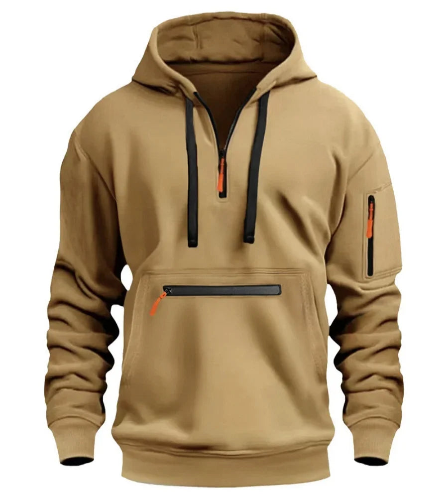 Hoodie invierno – buzo oversize con capucha y múltiples bolsillos