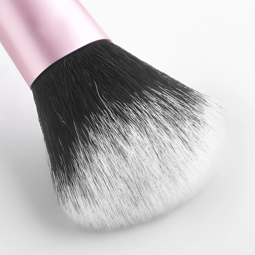 Set de 10 pinceles de maquillaje mini – multifuncionales con estuche portátil