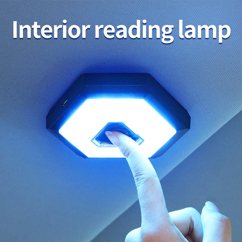 Luces LED interiores para auto – lámparas de lectura y ambiente sin cableado