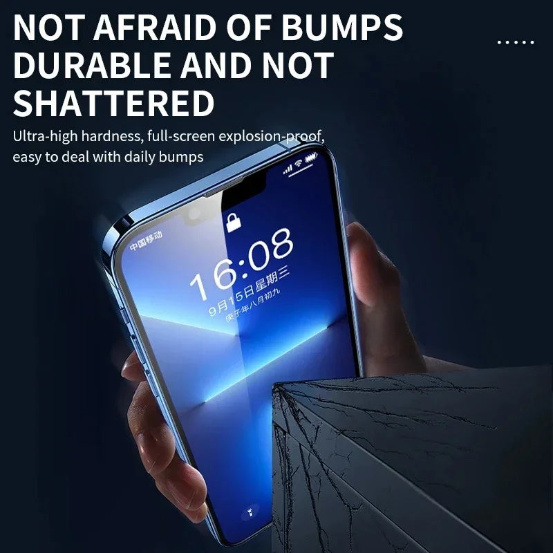 Set 3 protectores de vidrio templado – para iPhone 7 a 17 Pro Max