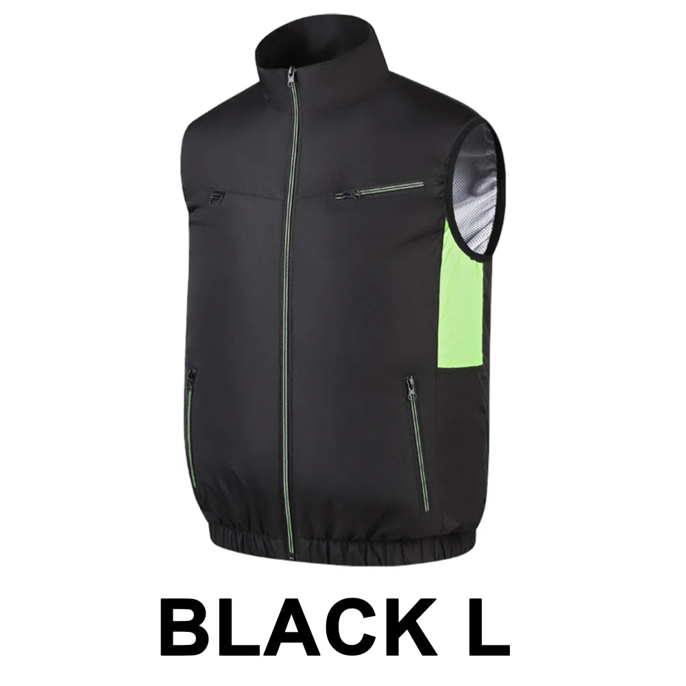Chaleco Refrigerante con Ventiladores USB - 3 Velocidades Ropa Aire Acondicionado Transpirable