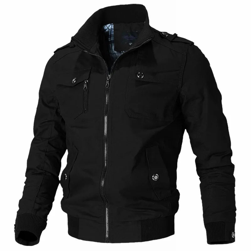 Campera bomber hombre – cortaviento casual