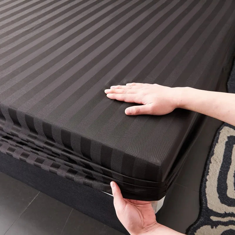 Sábana ajustable suave y fresca – amigable con la piel, para cama individual, queen y king