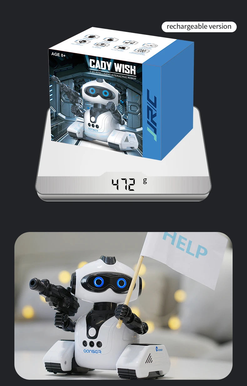 Robot JJRC R22 Inteligente con Control Remoto - Sensor de Gestos - Música - Grabación - Educativo - Programación - Divulgación Científica