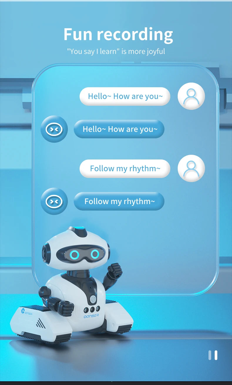 Robot JJRC R22 Inteligente con Control Remoto - Sensor de Gestos - Música - Grabación - Educativo - Programación - Divulgación Científica