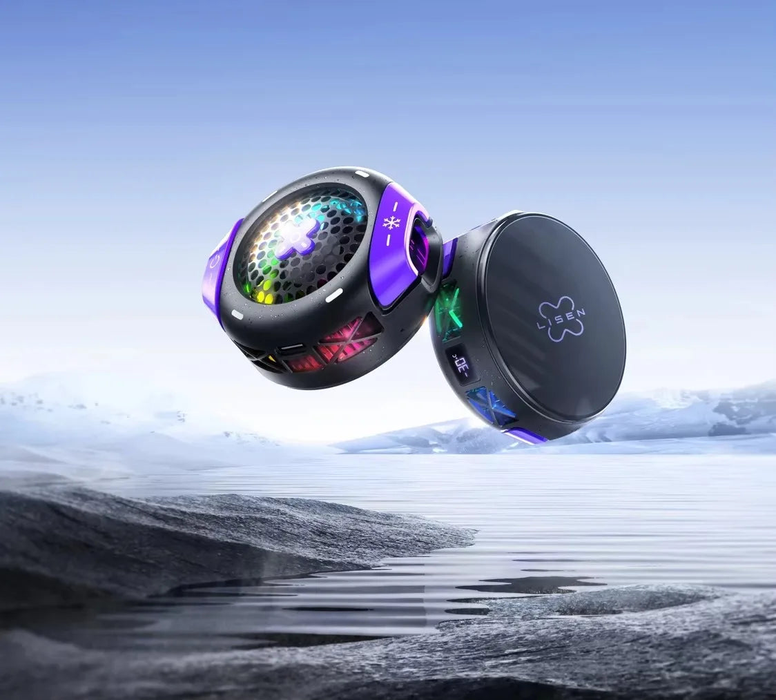 Enfriador para Teléfono Móvil Gaming - Batería Integrada - Ventilador para Teléfono - Enfriamiento Rápido - Para Juegos y Ver Videos